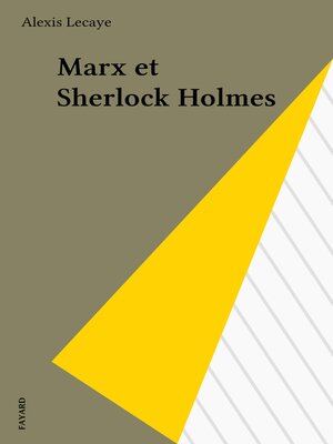 cover image of Marx et Sherlock Holmes